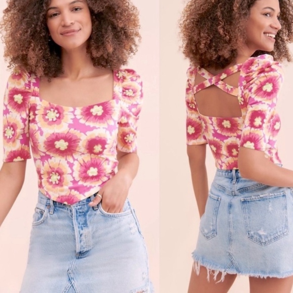 NWT Free People "Give Me More" Crop Top